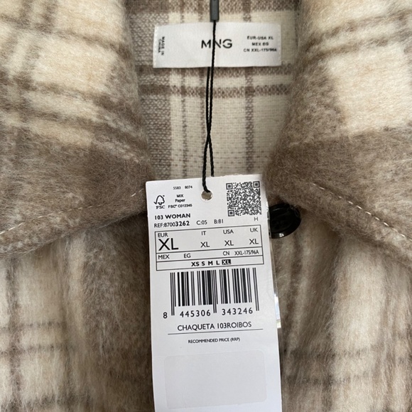 Mango plaid jacket/shacket - Picture 6 of 6